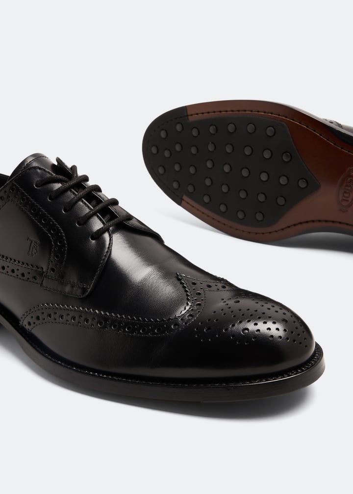 Tod's Derby lace-up shoes for Men - Black in UAE | Level Shoes