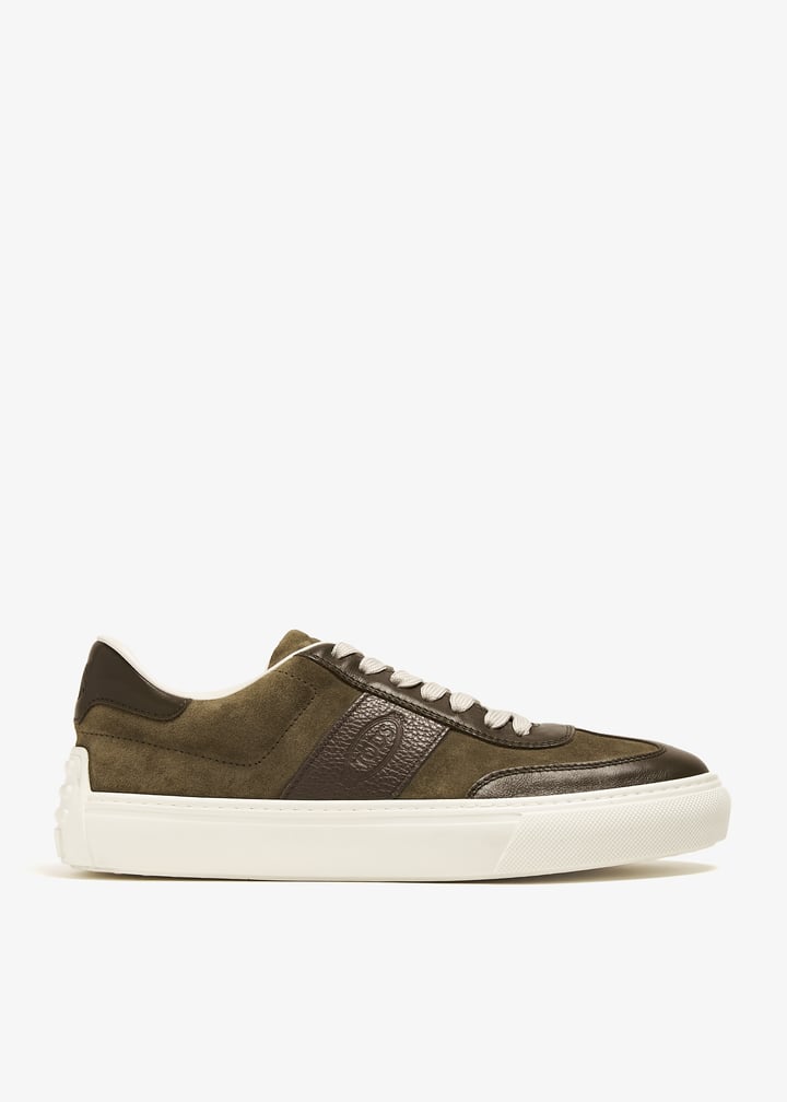 Tod's Suede sneakers for Men - Khaki in UAE | Level Shoes