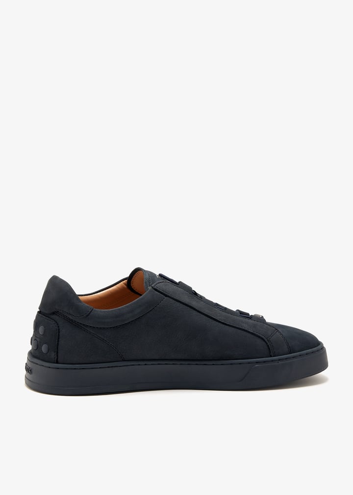 Tod's Nubuck leather sneakers for Men - Blue in UAE | Level