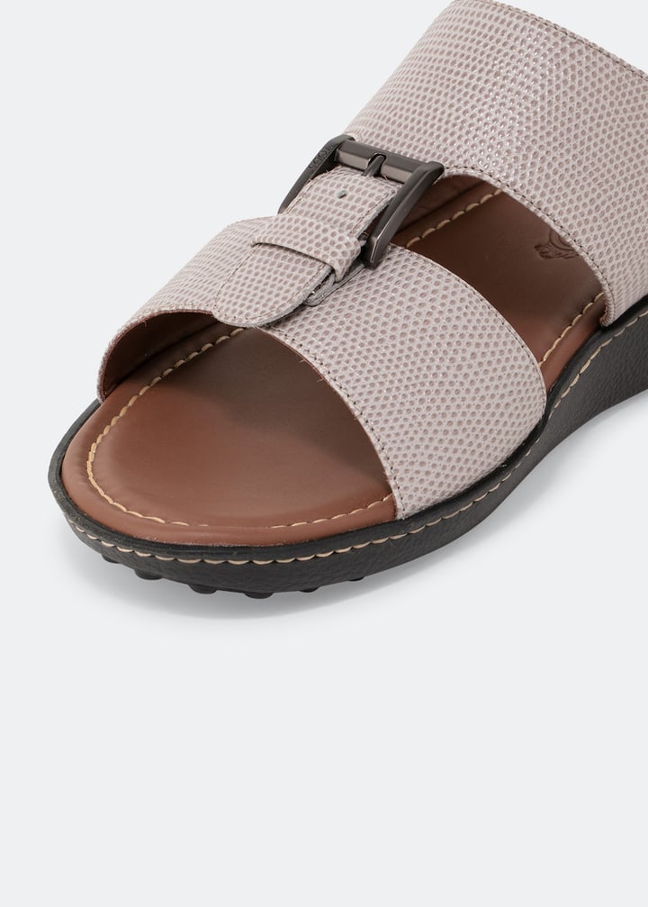 Tod's Leather sandals for Men - Grey in Bahrain | Level Shoes