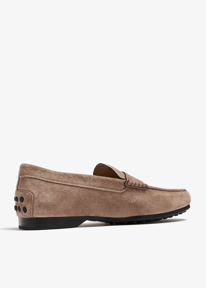 Tod's Suede loafers for Men - Beige in USA | Level Shoes