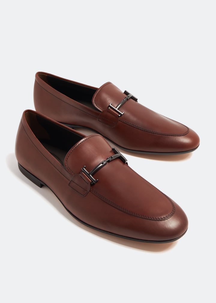 Tod's Leather loafers for Men Brown in KSA Level Shoes