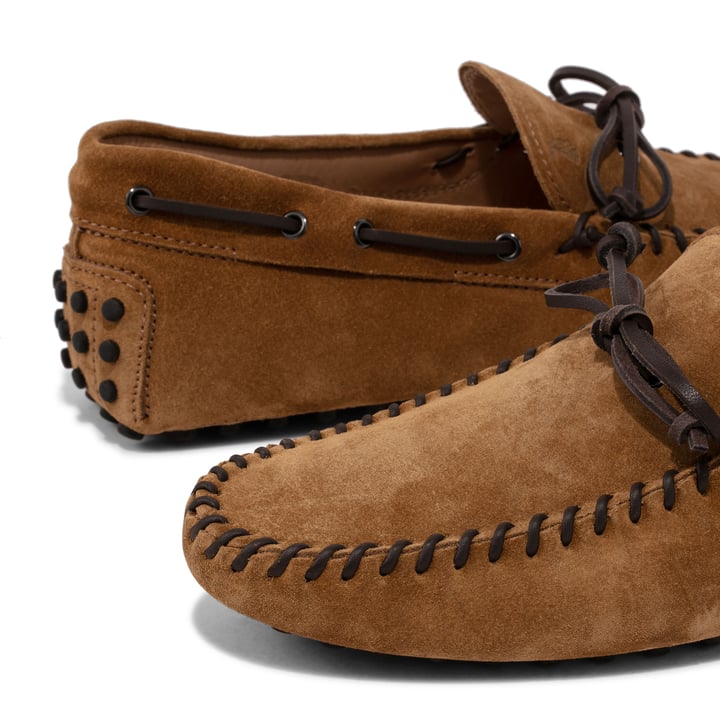 Tod's Gommino suede driving shoes for Men Brown in UAE Level Shoes