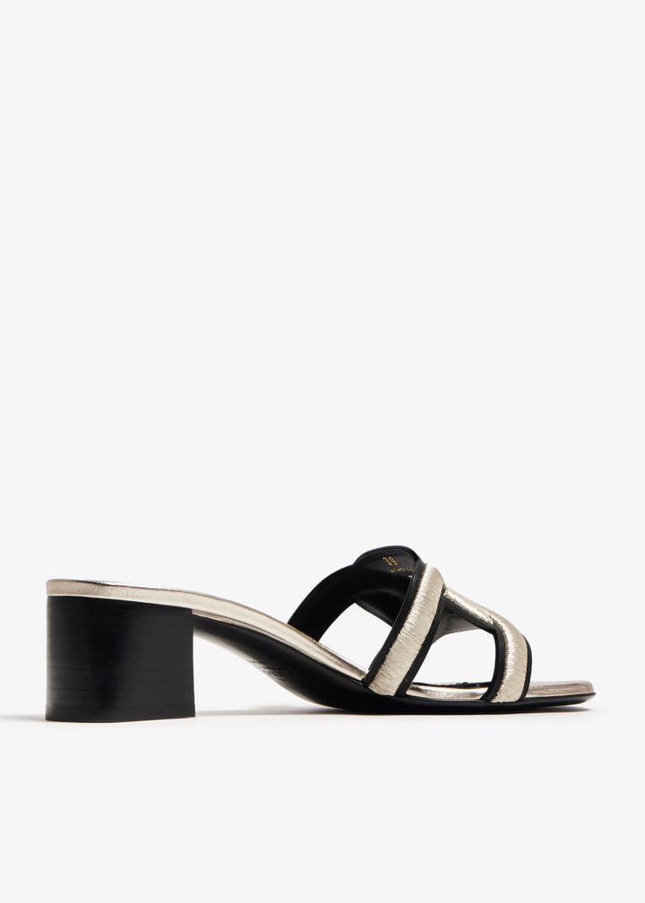 Tod's Kate sandals for Women - Black in UAE | Level Shoes