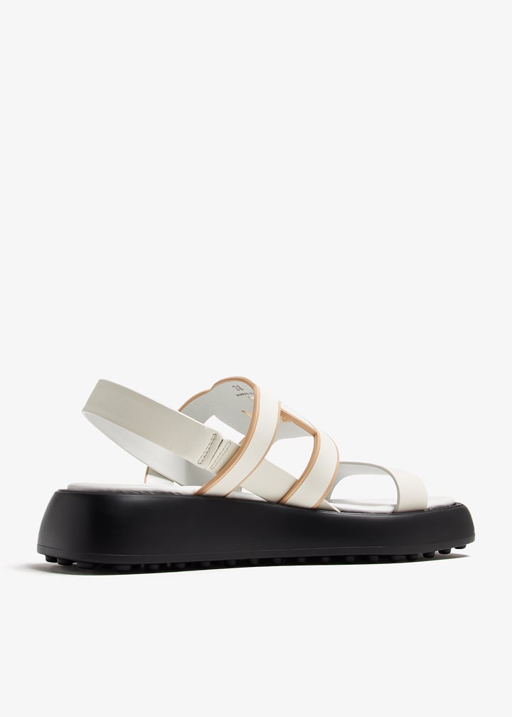 【送料&関税込】Tod's Kate Leather Sandals Woman MULTICOLOUR Kate Sandals in Leather
