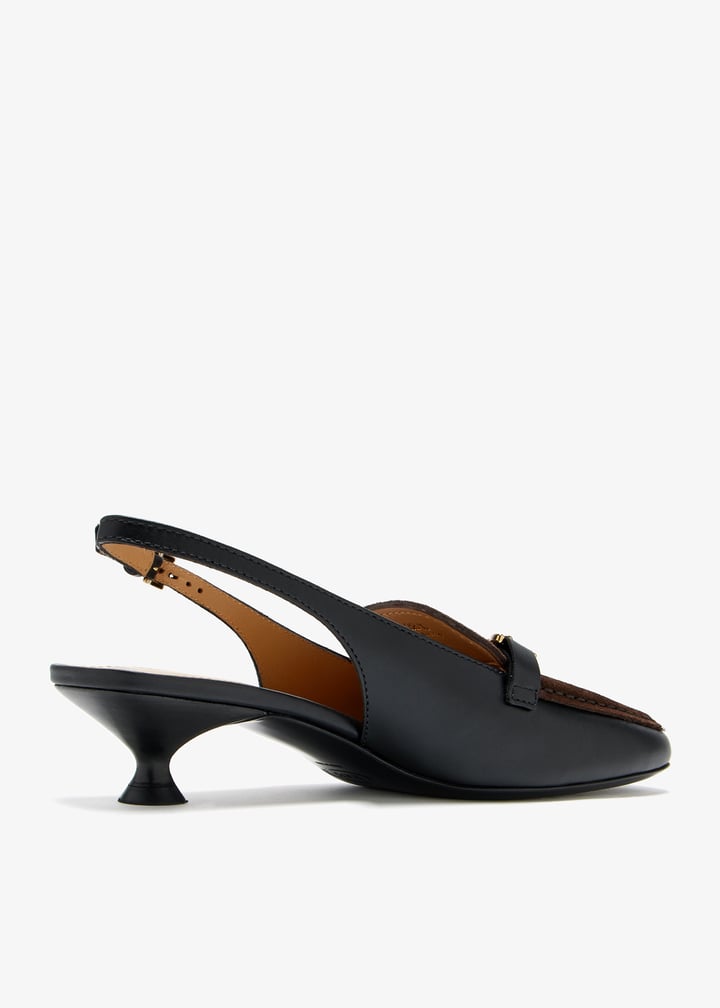 Tod's Slingback loafers for Women - Black in UAE | Level Shoes