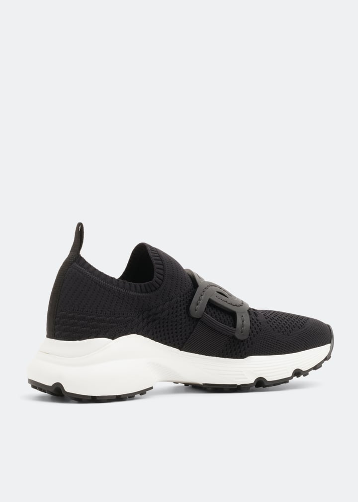 スニーカー Tod'S Tod S Kate Slip-On Sneakers In Technical Knit Woman GREY Kate Slip-on Sneakers in Fabric