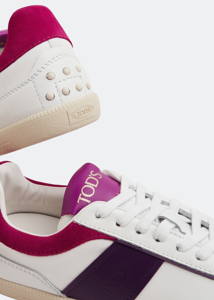 Tod's Tabs leather sneakers for Women White in UAE Level Shoes