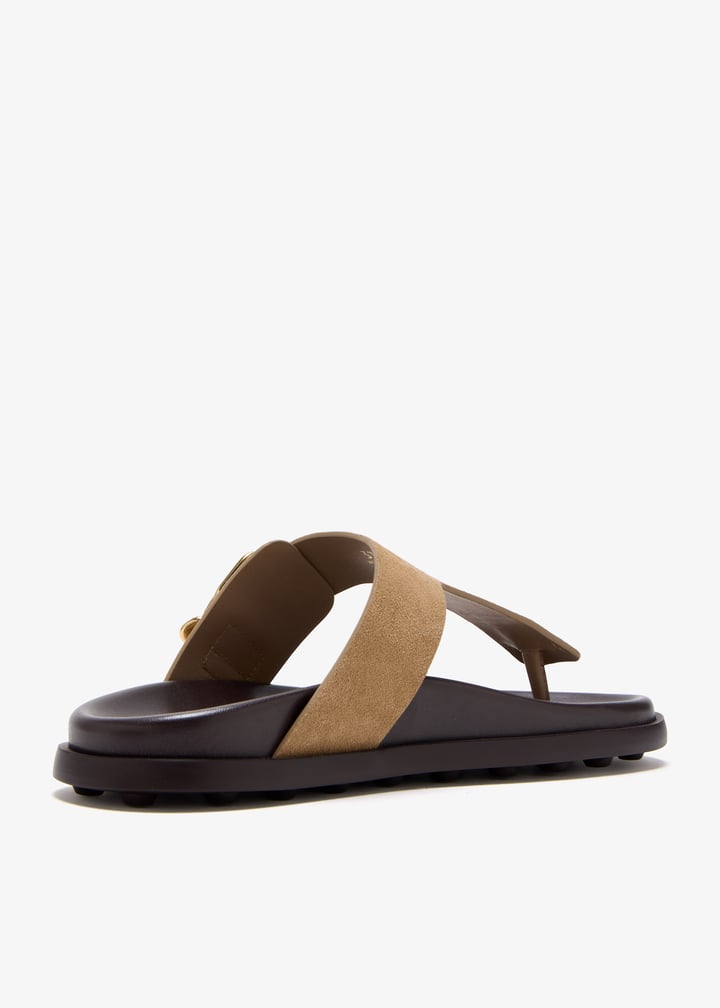 【送料&関税込】Tod's Suede Sandals TOD'S Suede sandals | NET-A-PORTER