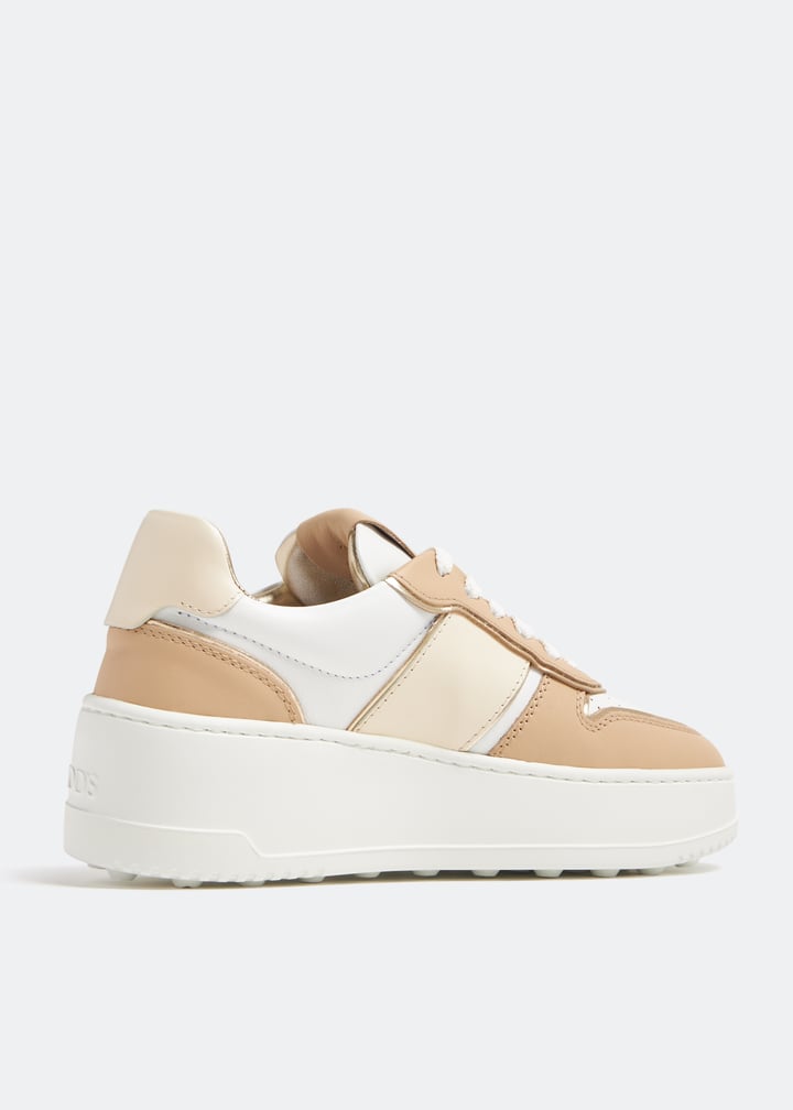 スニーカー TOD'S FW24 Leather Platform Sneakers (XXW88K0HP60SRQ 0351) Woman MULTICOLOUR Platform Sneakers in Leather