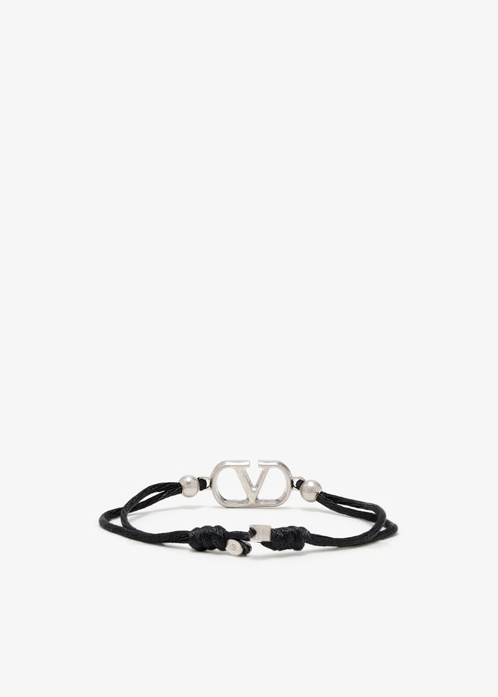 Valentino Garavani VLogo Signature bracelet for Men - Black