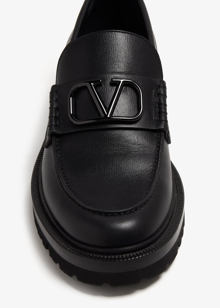 Valentino Garavani VLogo Signature calfskin loafers for Men