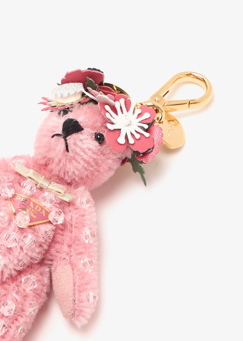 PRADA - PRADA Teddy バッグチャーム ピンクの通販 by Mi's shop