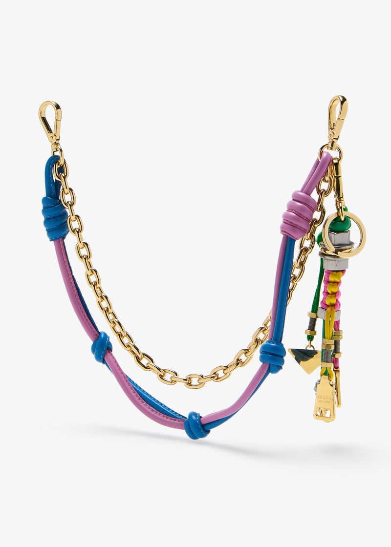 Prada Pop Strings bag charm for Women - Multicolored in KSA