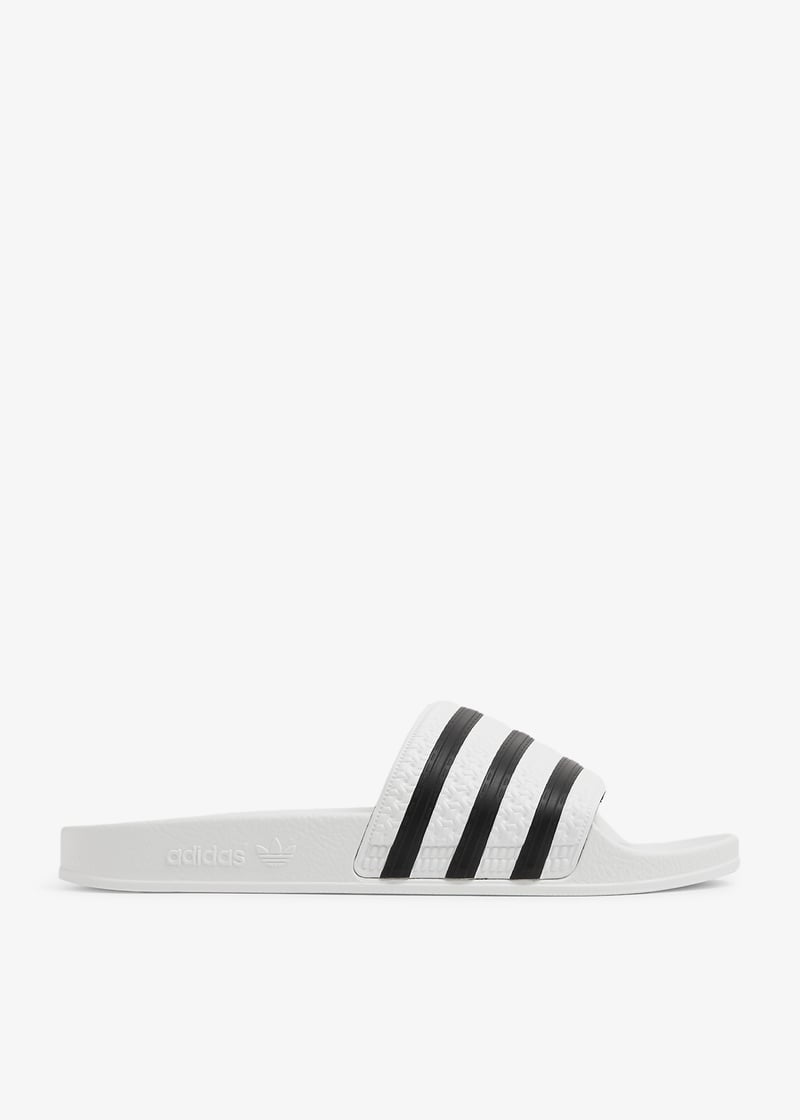 adidas Adilette slides for Women - White in UAE | Level Shoes