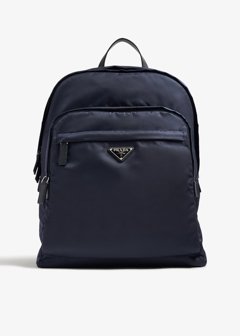 Prada Re-Nylon backpack for Men - Blue in UAE | Level Shoes