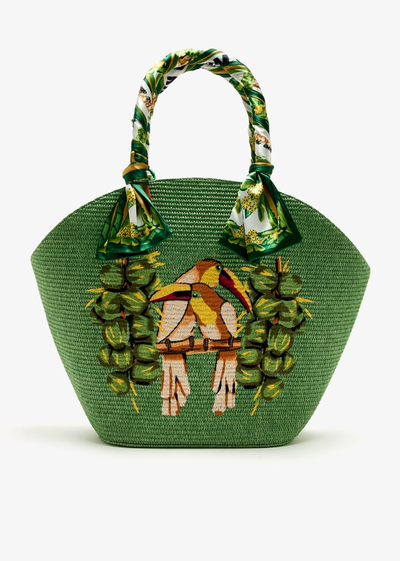 Coconut Shell Toucan tote bag