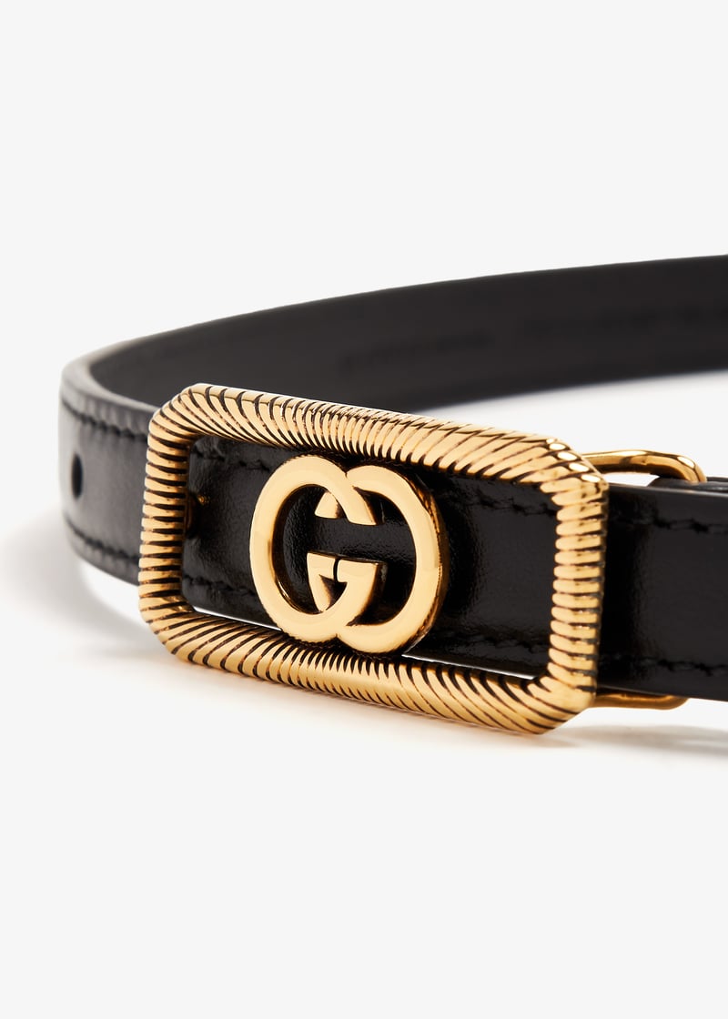 Gucci belt interlocking g