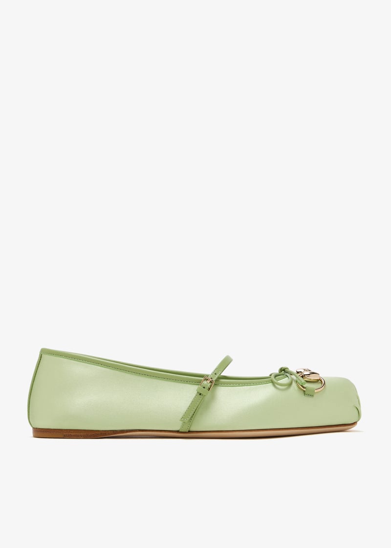 Horsebit ballet flats
