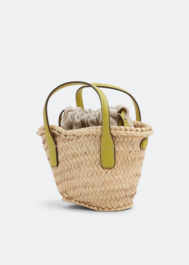 Ella Straw Mini Basket: Women's Designer Crossbody Bags
