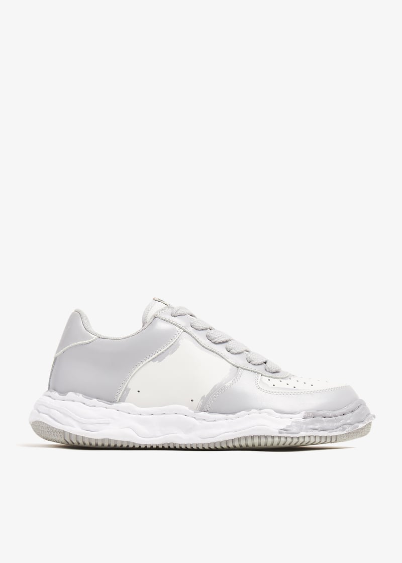 Buy Maison Mihara Yasuhiro men purple wayne low top sneakers