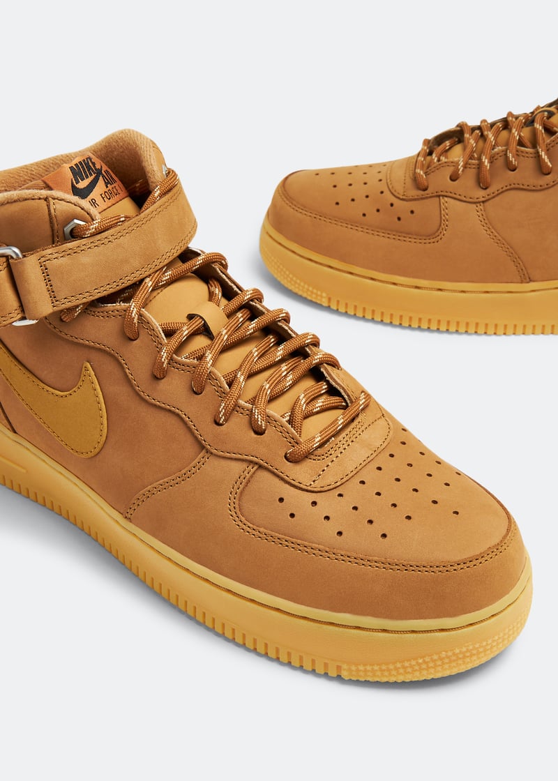 Flax Nike Air Force High Lv8 Orange Nike Air Force High '07 LV8 WB