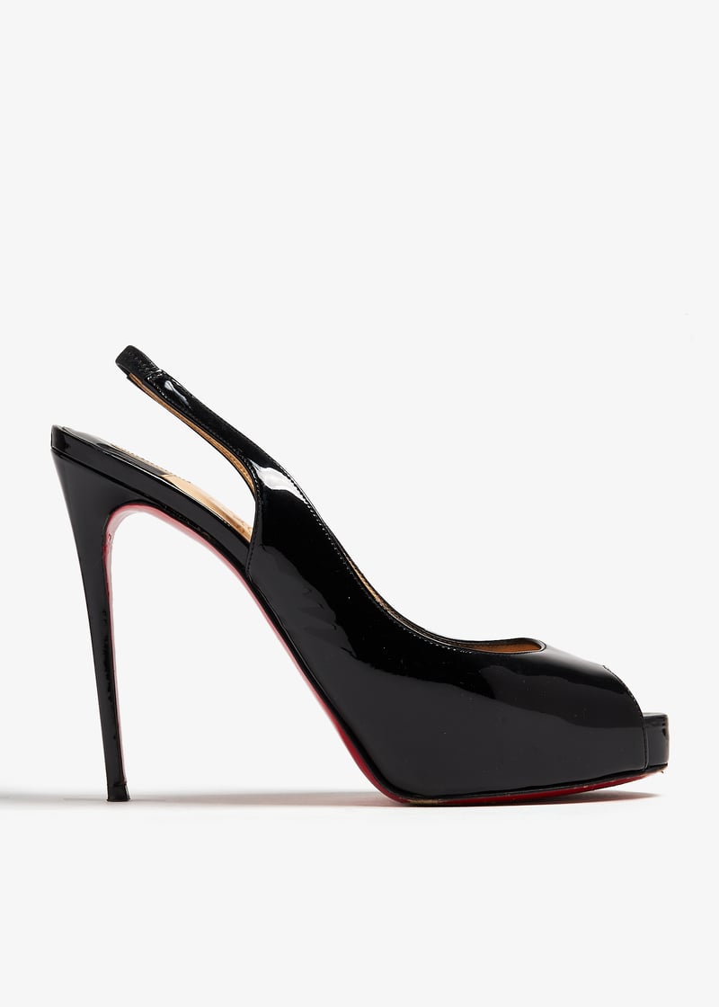 Sporty Kate - 100 mm Pumps - Vog patent leather - Loubi