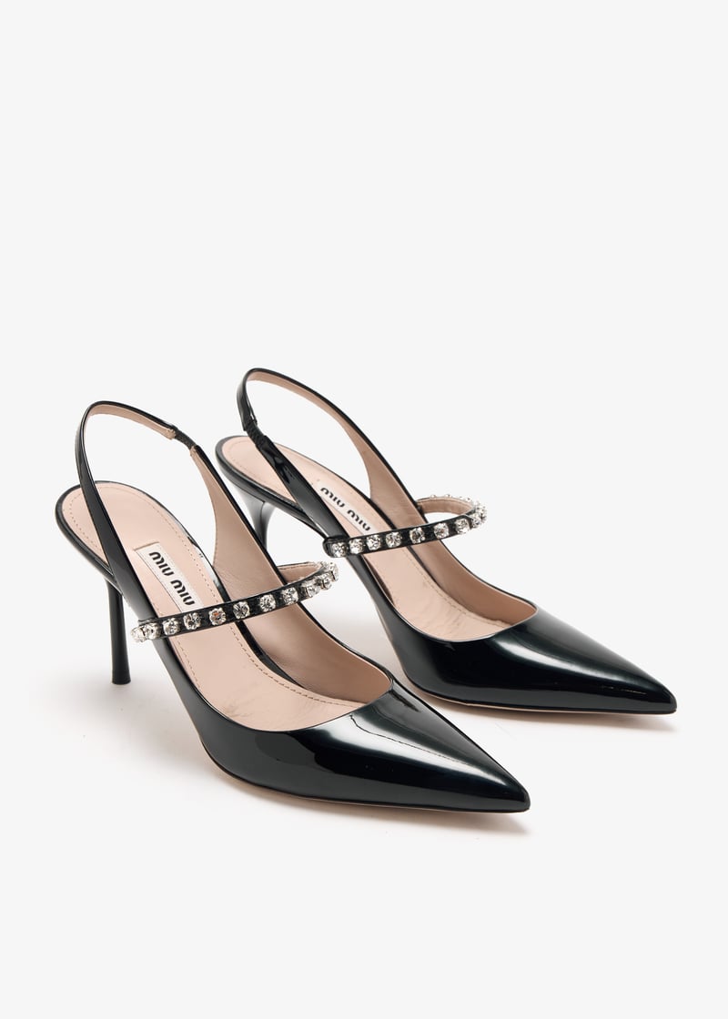 Miu Miu Pre-Loved Slingback pumps for Women - Black in Qatar