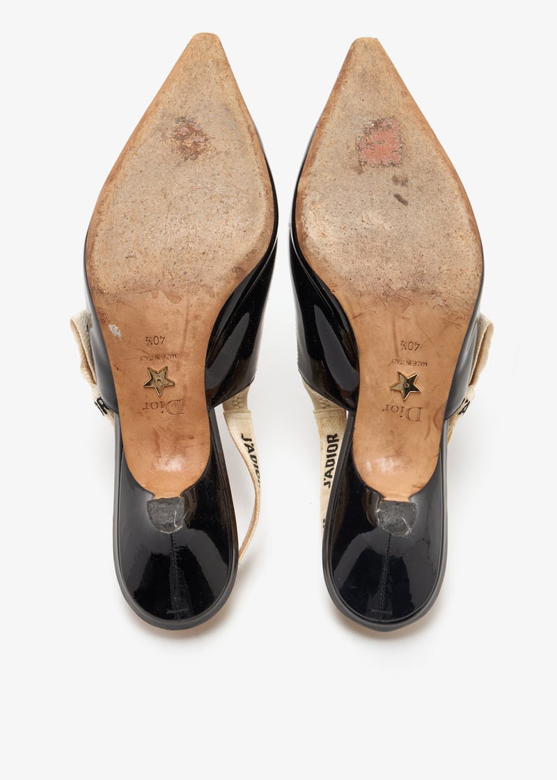Dior Pre-Loved J'Adior slingback pumps for Women - Black in