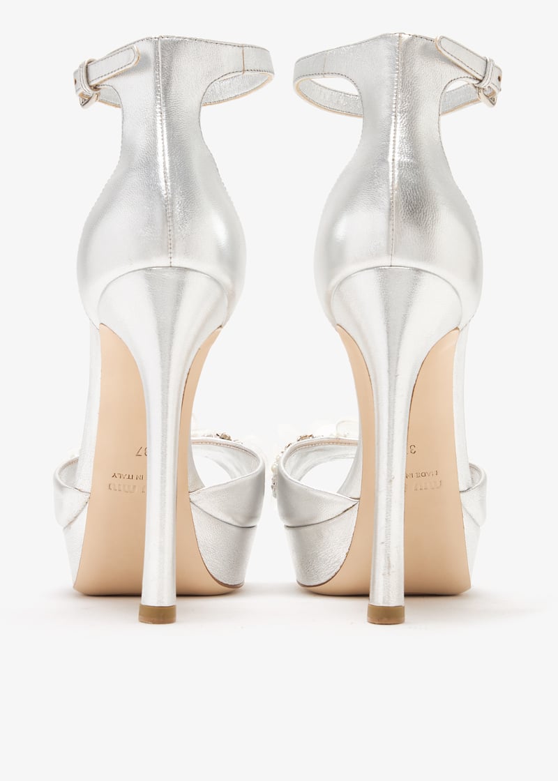Miu Miu Pre-Loved Crystal-embellished sandals for Women