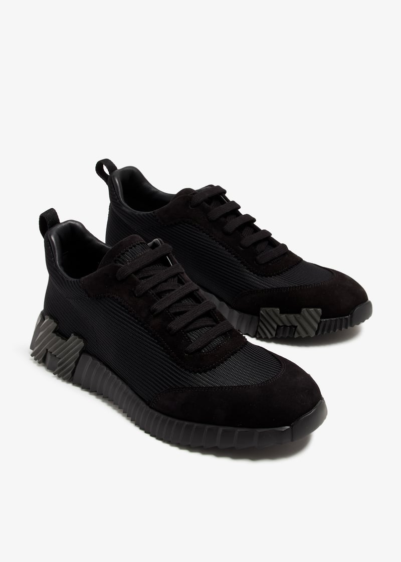 期間限定30％OFF! Hermès Pre-Loved Bouncing sneakers for Men - Black in Qatar 手袋