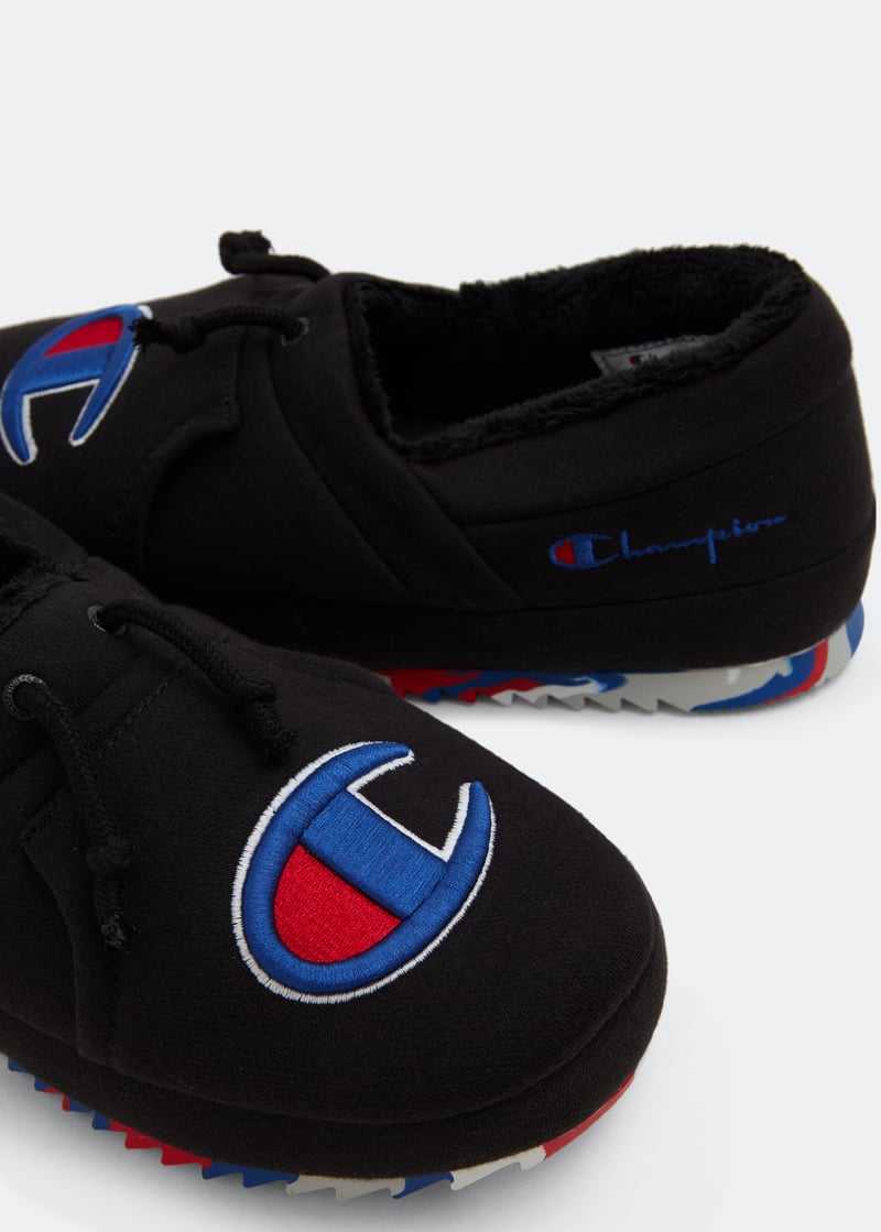 House Slippers Champions Men's University Slippers Black