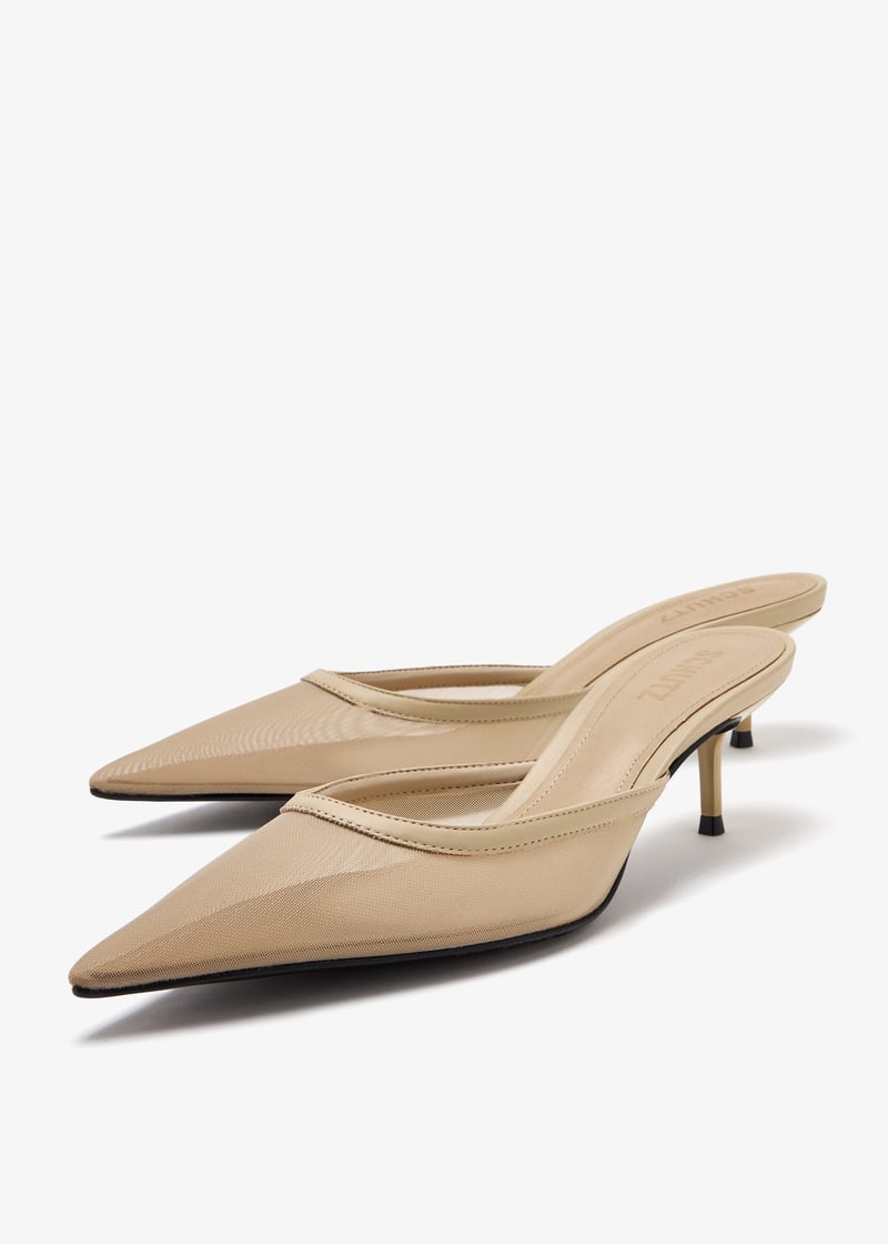 Schutz Julie mules for Women - Beige in UAE | Level Shoes