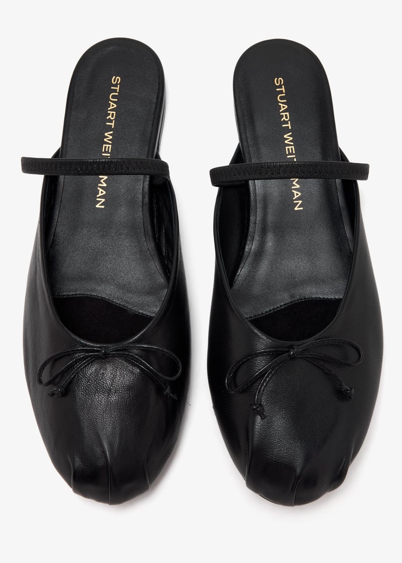 サンダル・ミュール Stuart Weitzman FW25 BALLERINA MULE \"FIRST BOW\" (SL585 Q1R) Stuart Weitzman FW25 BALLERINA MULE 