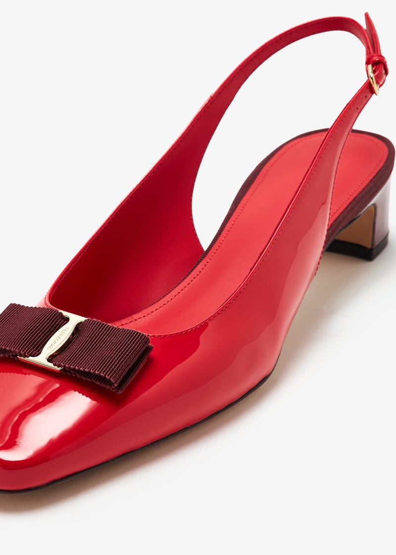 【関税&送料込】Ferragamo Vara Red Burgundy Slingback Ferragamo Vara red/burgundy slingback | TheDoubleF
