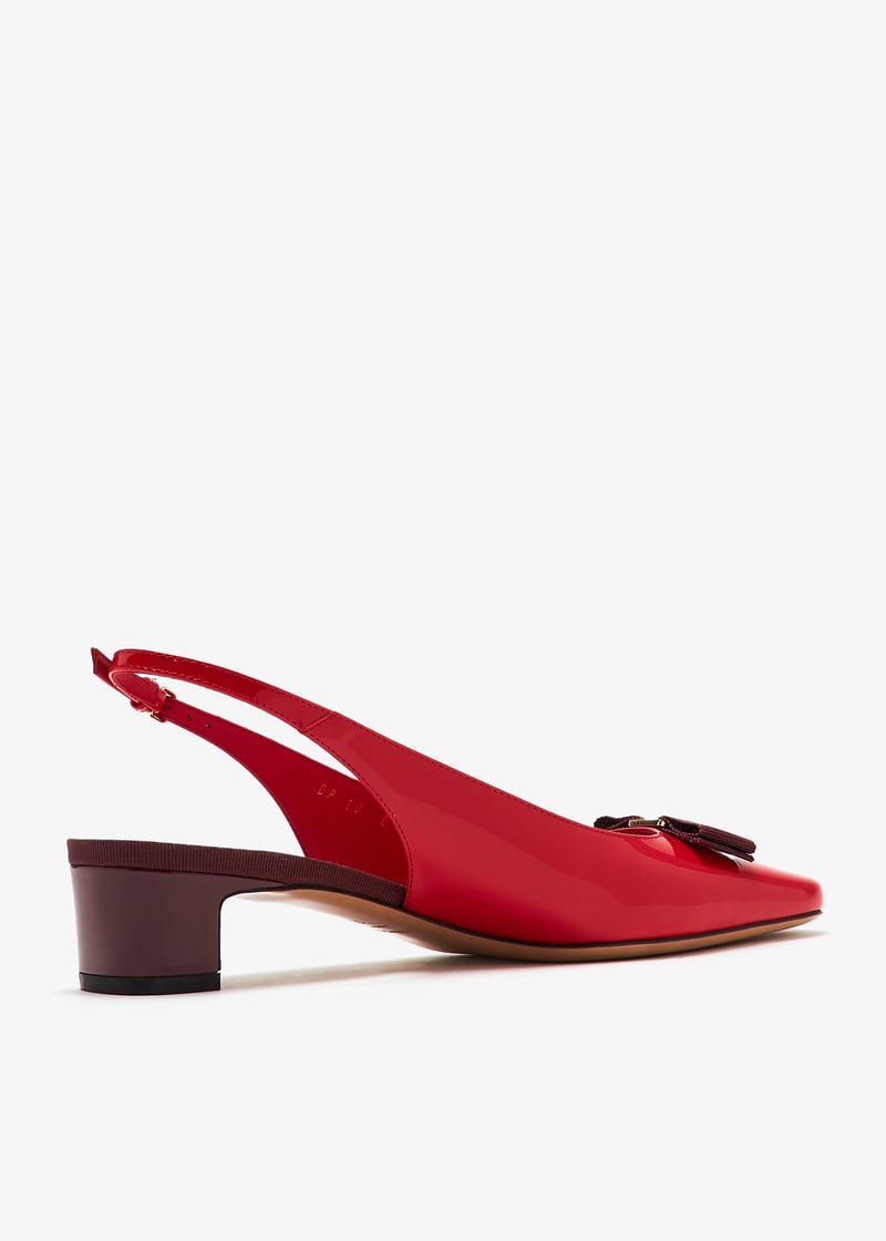 Ferragamo Vara bow slingback pumps for Women - Red in UAE