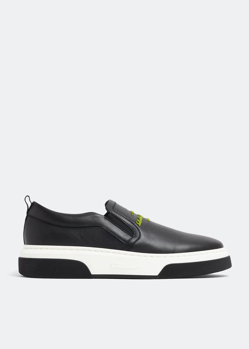 Ferragamo Cassina sneakers for Men - Black in UAE | Level Shoes