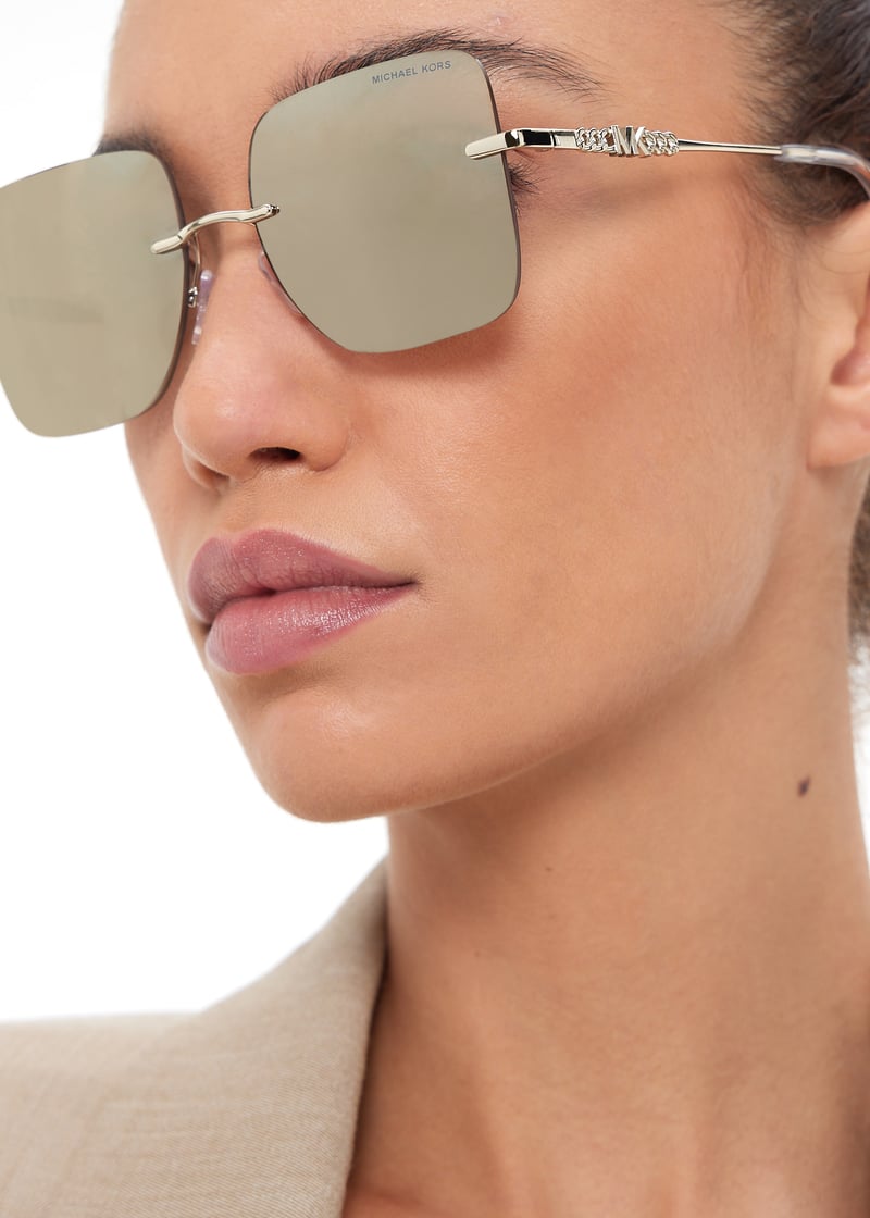 Michael Kors Quebec sunglasses for Women - Gold in UAE
