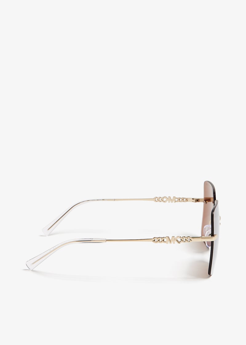 Michael Kors Quebec sunglasses for Women - Gold in Qatar