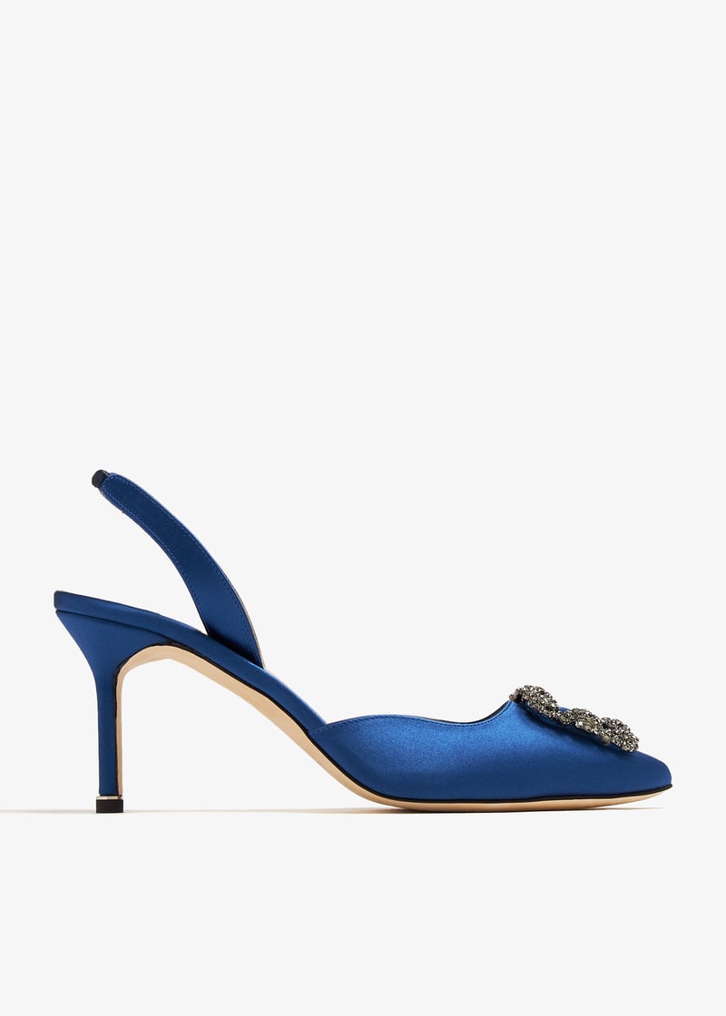 Manolo Blahnik Hangisli slingback pumps for Women - Blue in