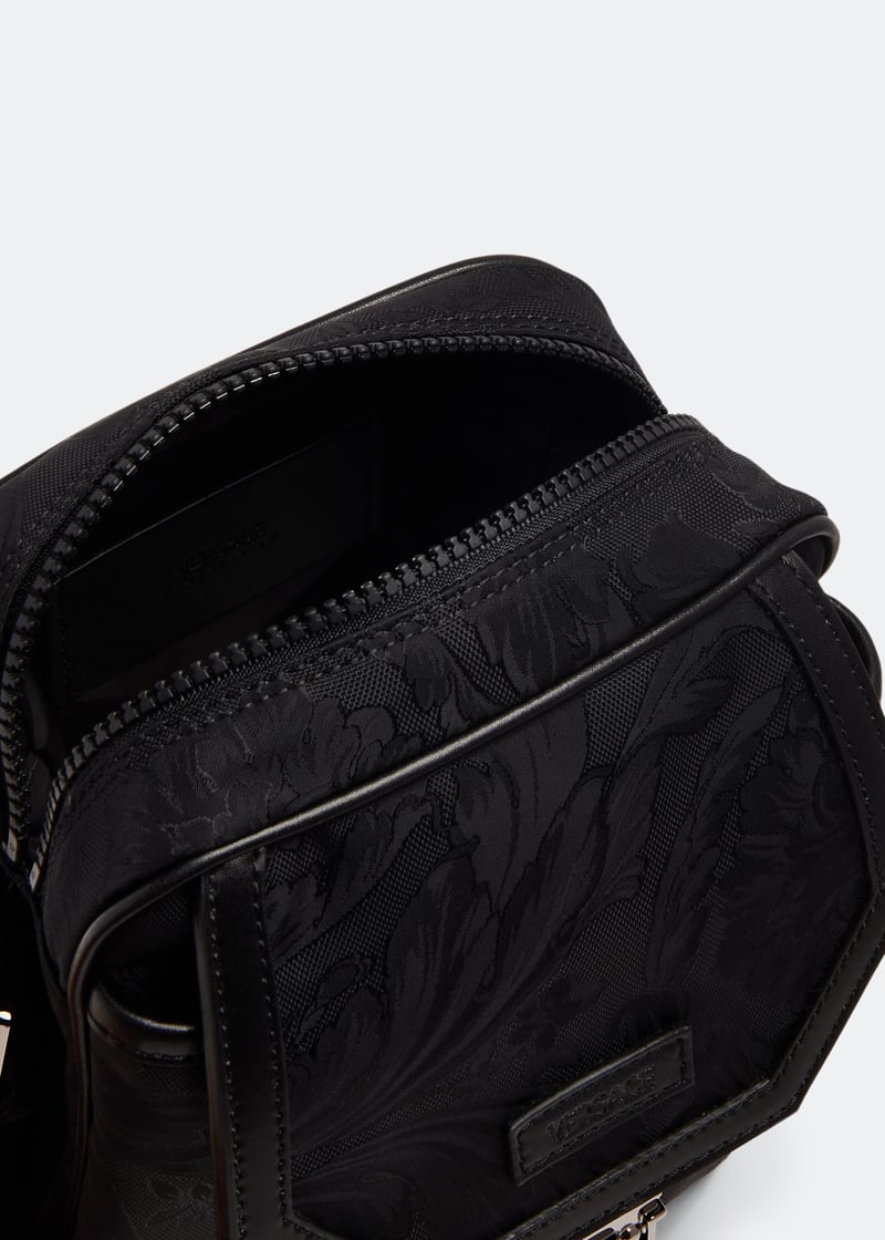 Versace Neo Nylon messenger bag for Men - Black in UAE