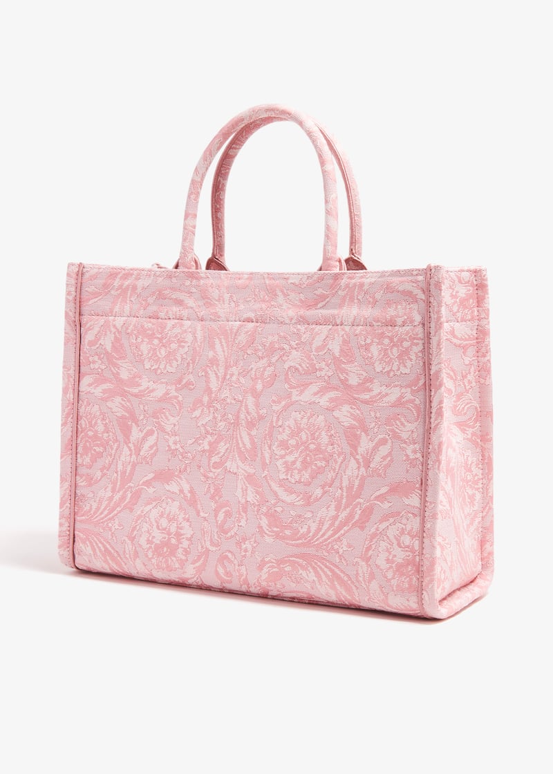 Versace★素敵！Fabric Barocco Jacquard Pink Pouch Versace Barocco jacquard makeup bag Versace