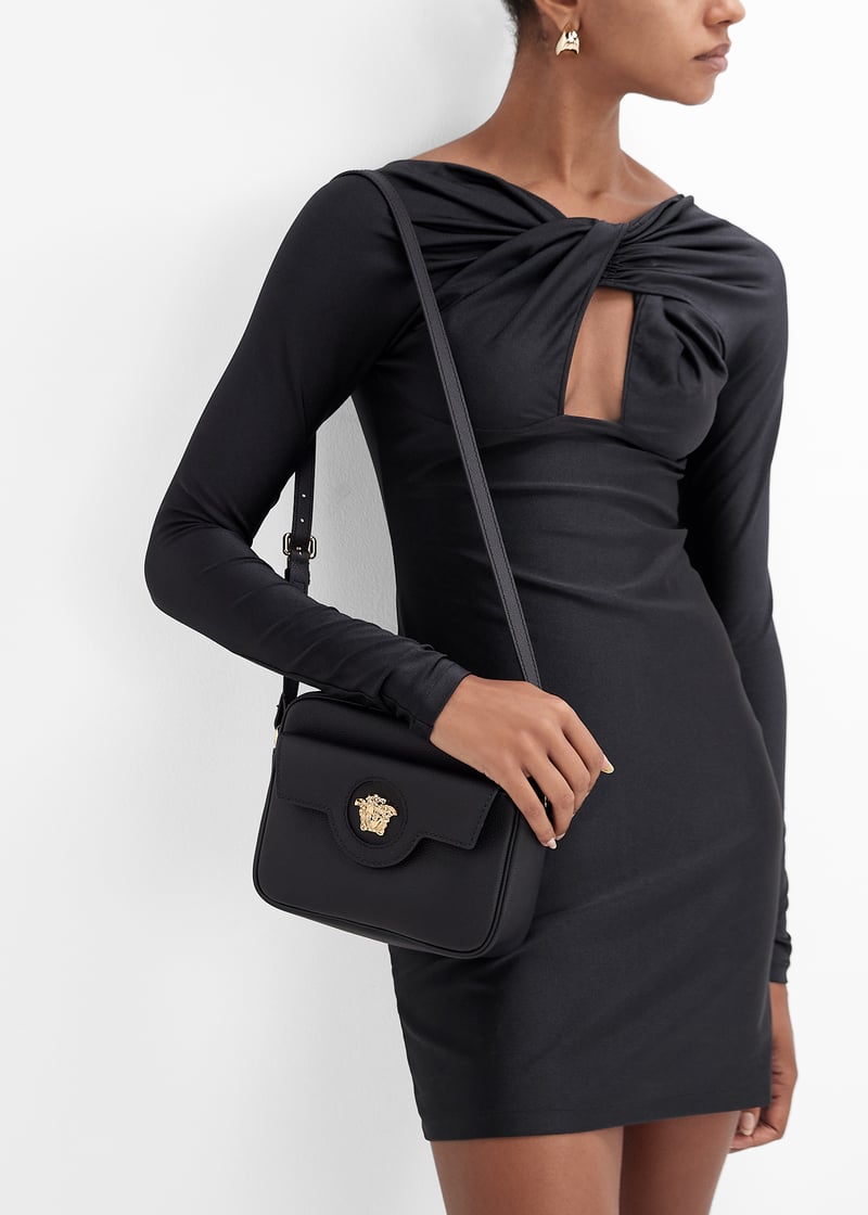 Versace La Medusa messenger bag for Women - Black in UAE