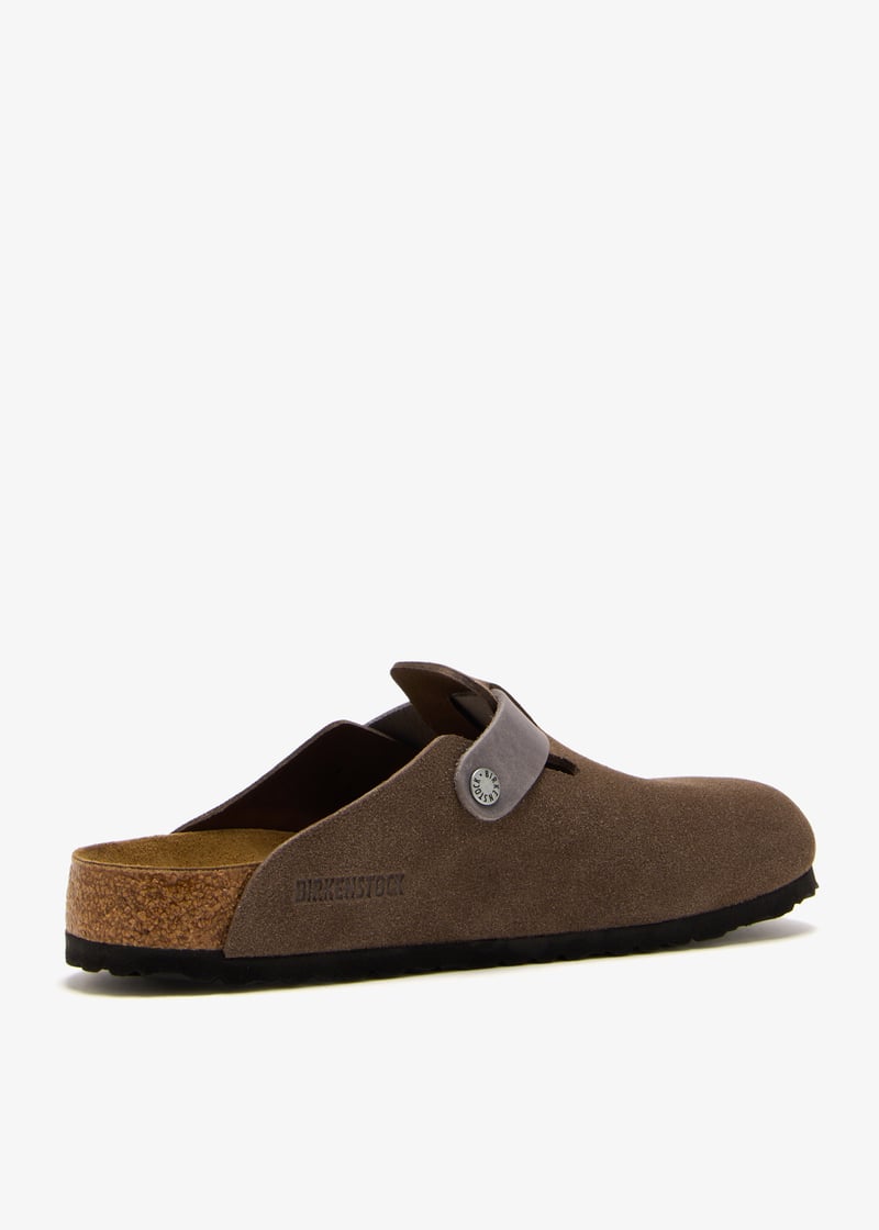 BIRKENSTOCK Boston キャメル BIRKENSTOCK BOSTON SOFT FOOTBED SUEDE ( NARROW FIT ) MINK
