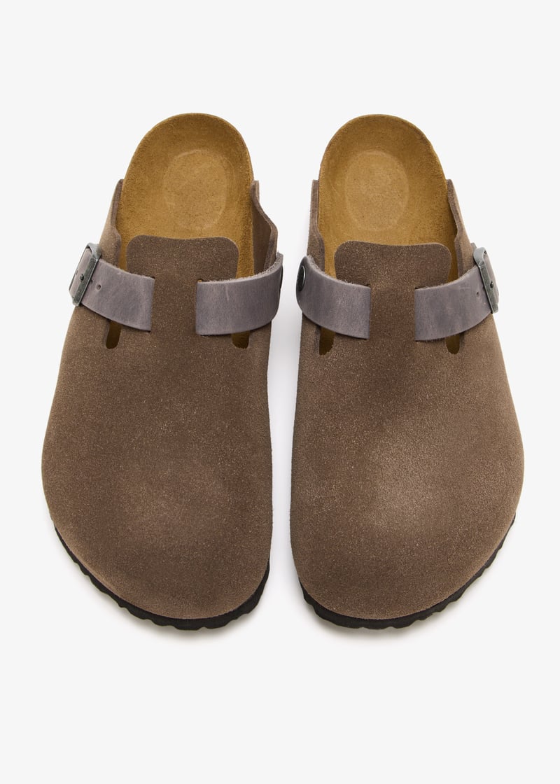 BIRKENSTOCK Boston キャメル BIRKENSTOCK BOSTON SUEDE ( NARROW FIT ) MINK