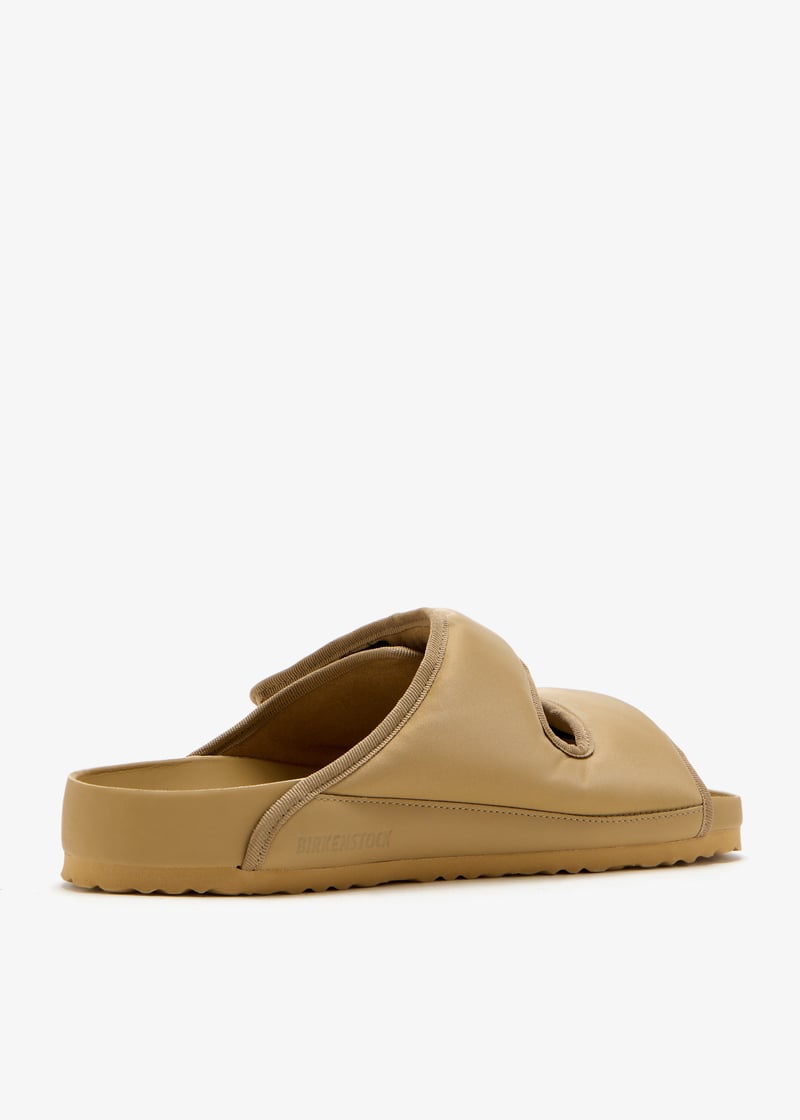 【関税&送料込】Birkenstock 1774 Beige Fabric Cosny Slippers Arizona Cosny technical sandals in brown - Birkenstock 1774