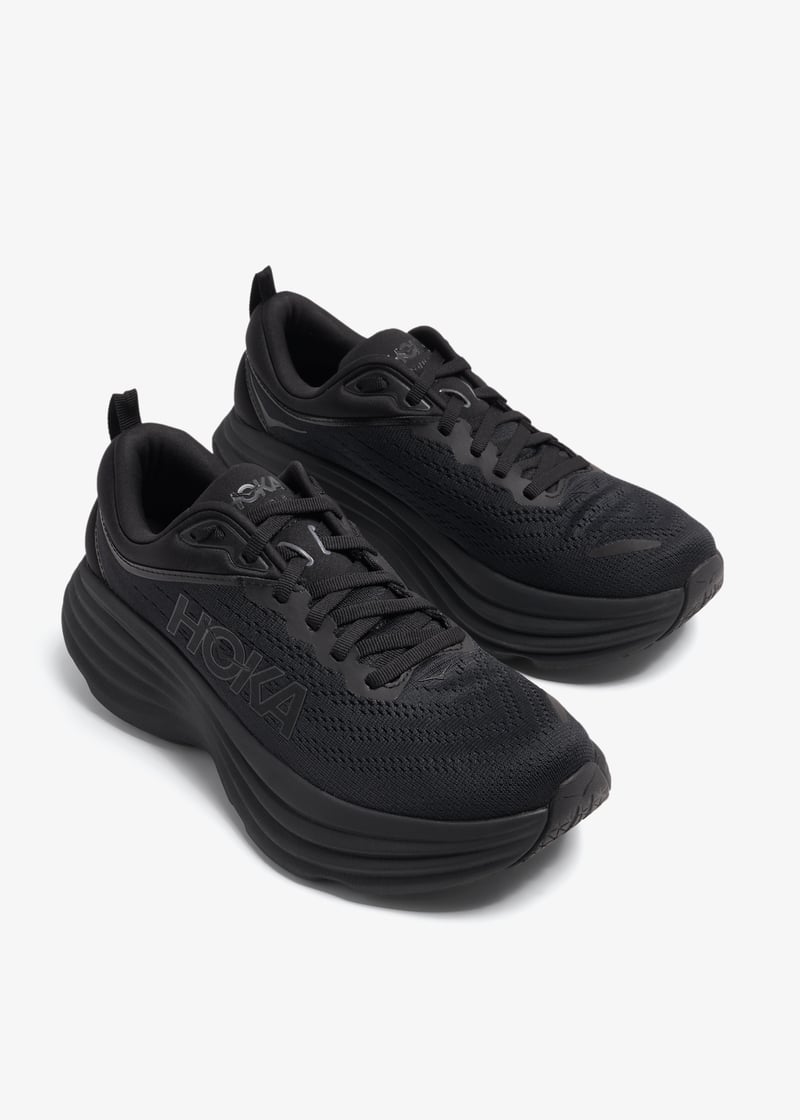 Hoka Bondi 8 sneakers for Women - Black in Qatar | Level Shoes