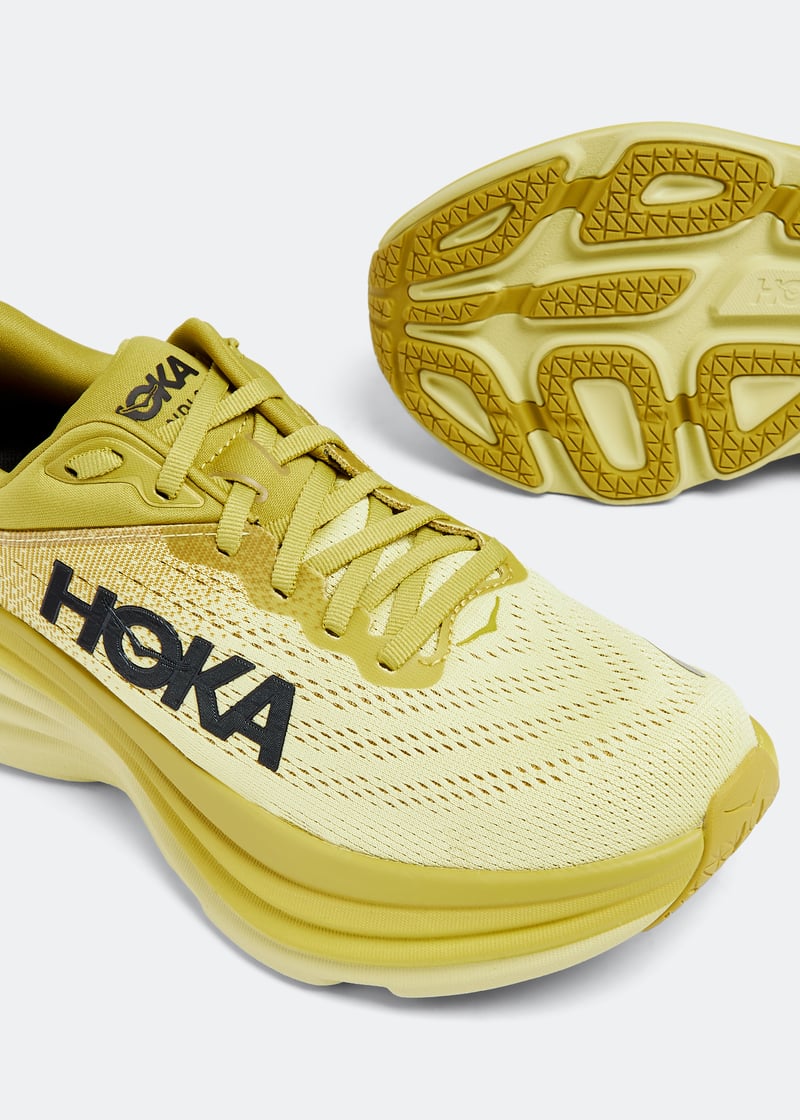 Hoka Bondi 8 sneakers for Women - Yellow in Qatar | Level Shoes
