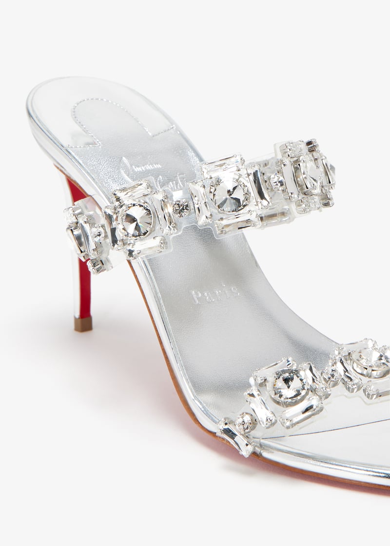 Christian Louboutin Just Jewel 85 sandals for Women - Silver