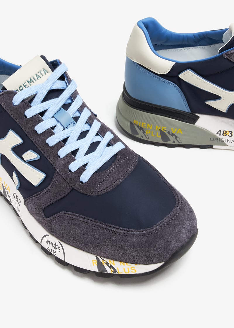 Premiata Mick sneakers for Men - Blue in Qatar | Level Shoes